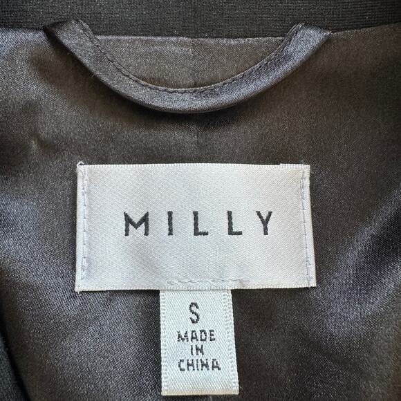 MILLY Ponte Blazer Jacket Black Size S - Picture 5 of 9